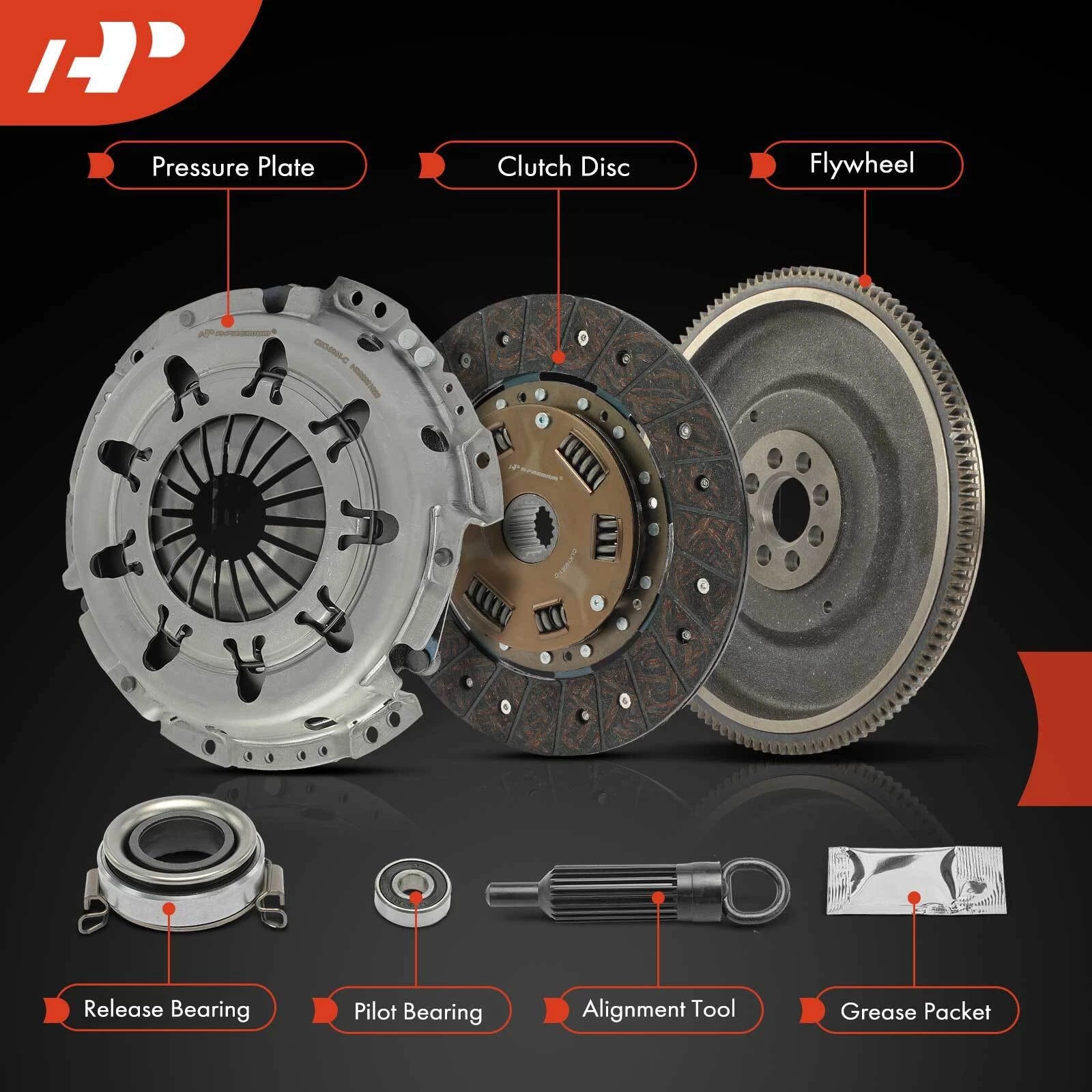 Transmission Clutch Kit with Flywheel for Toyota Camry & RAV4 (1990–2000)