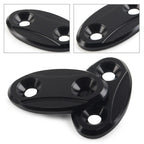 Rearview Mirror Block Off Base Plates Cover for BMW S1000RR (2009-2018)  Black