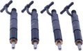 Set of 4 Fuel Injectors for Cummins B3.3 Engine (4089877)