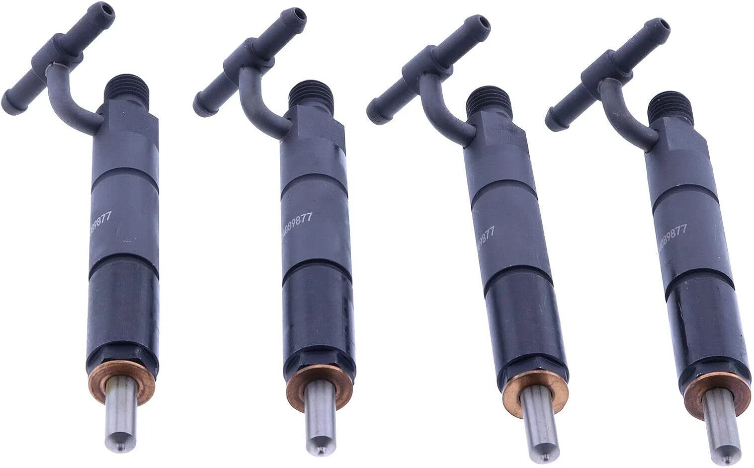 Set of 4 Fuel Injectors for Cummins B3.3 Engine (4089877)