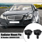 2pcs Radiator Mount Pin A0009912595 for Mercedes Benz E320 E500 E55 CLS500 CLS55 (1996–2006)
