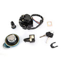 Ignition Switch Lock Fuel Gas Cap Helmet Lock Keys Kit for Honda CL400 (1999)