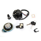 Ignition Switch Lock Fuel Gas Cap Helmet Lock Keys Kit for Honda CL400 (1999)