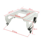 Chrome Detachable Solo Mount Rack for Harley Touring (2009-2013)