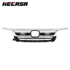 Front Bumper Grille for Honda Pilot (2019–2022) w/ Chrome Molding Trim