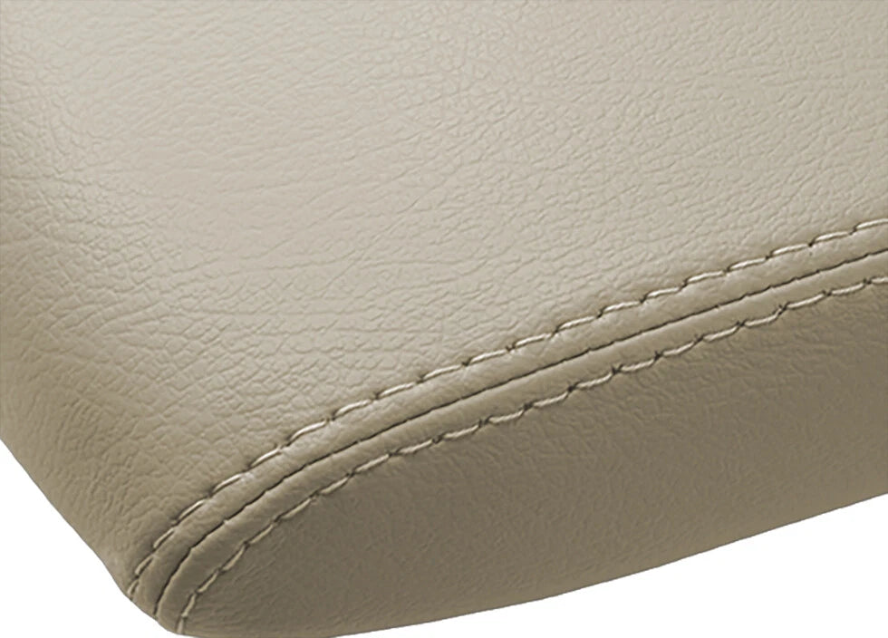 Leather Console Lid Pull Over Cover for Toyota Prius (2010–2015) Beige