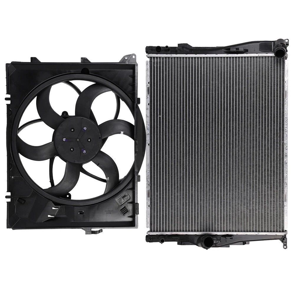 Radiator and Cooling Fan Assembly for BMW 128i (2008–2013)