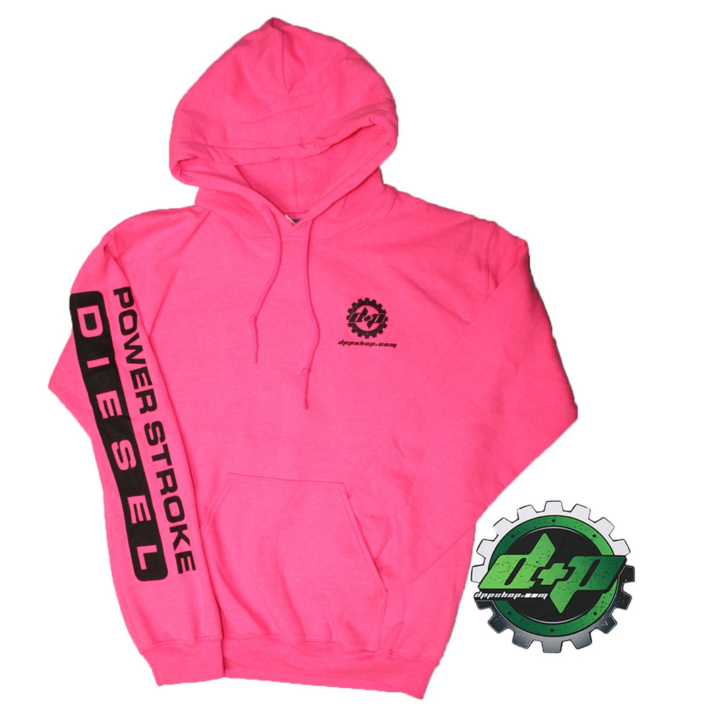 3X Pink Hoodie for Ford Powerstroke Diesel