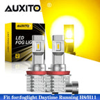 2X H11 H8 LED Fog Light Bulbs 3000K 4000 Lumens for