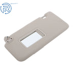 Driver Side Sun Visor Shade for Nissan Versa (2007-2012) Gray Plastic