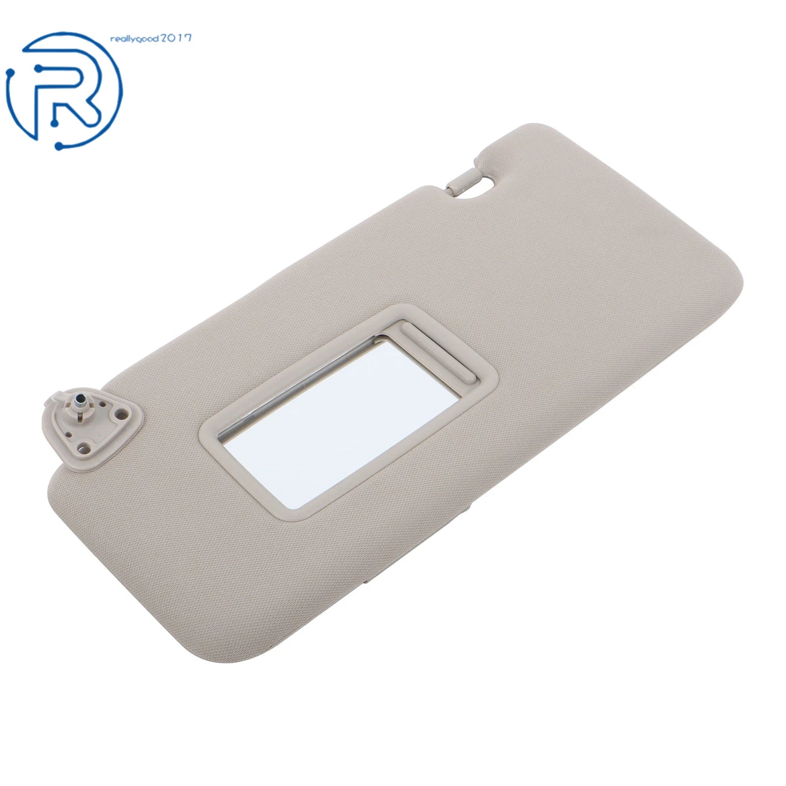 Driver Side Sun Visor Shade for Nissan Versa (2007-2012) Gray Plastic