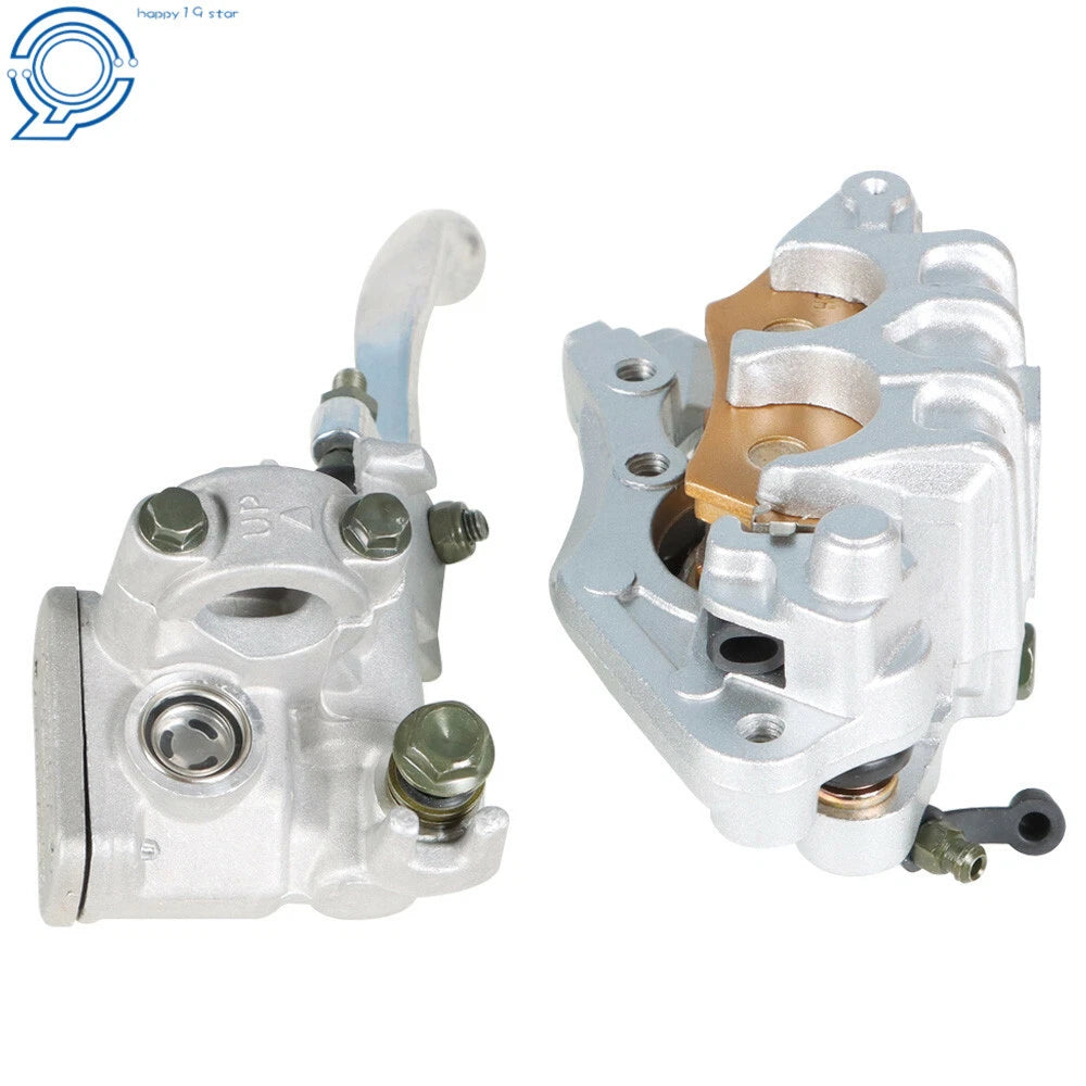 Front Master Cylinder Lever + Brake Caliper Pad for Honda XR250R (1996–2007)