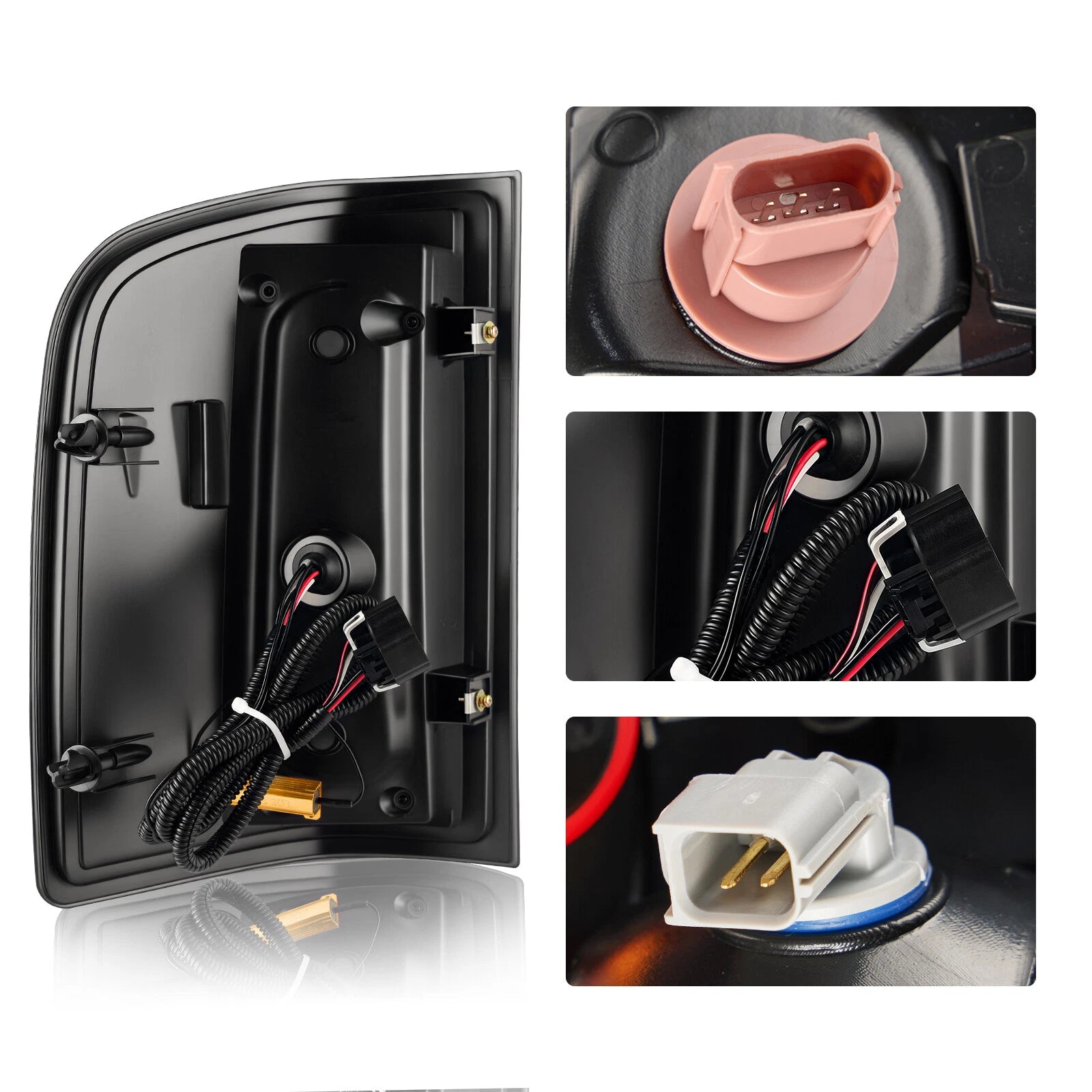 Smoke Lens LED Tail Lights for Chevrolet Silverado 1500/2500 (2007-2014)