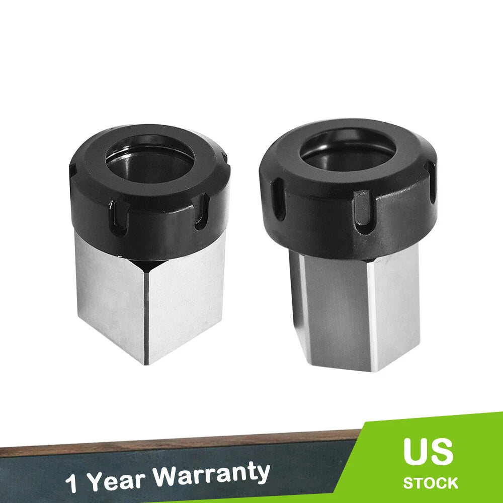 ER-40 Square Hex Collet Block Chuck Holder for CNC Lathe
