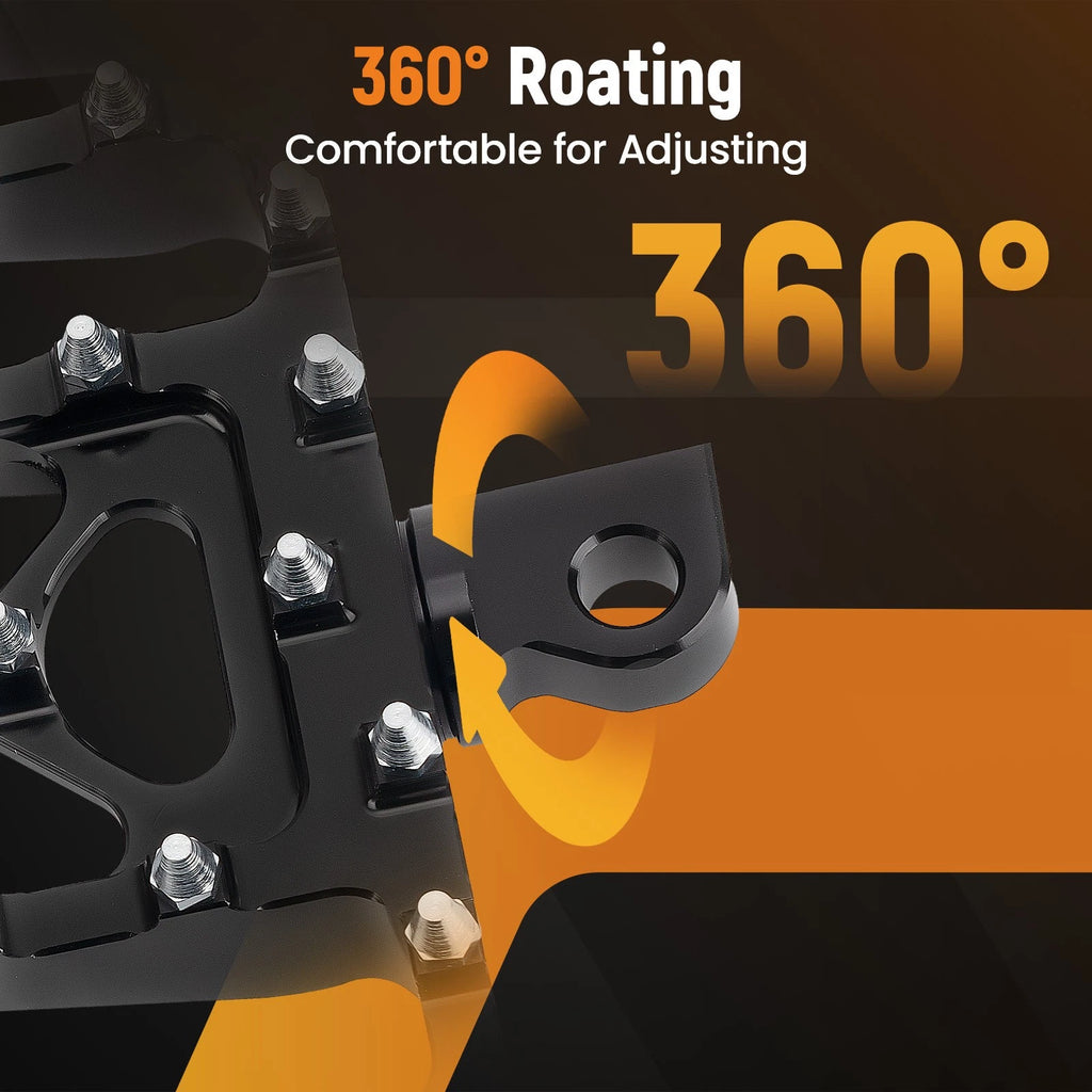 MX 360° Rotating Offroad Foot Pegs for Harley Sportster