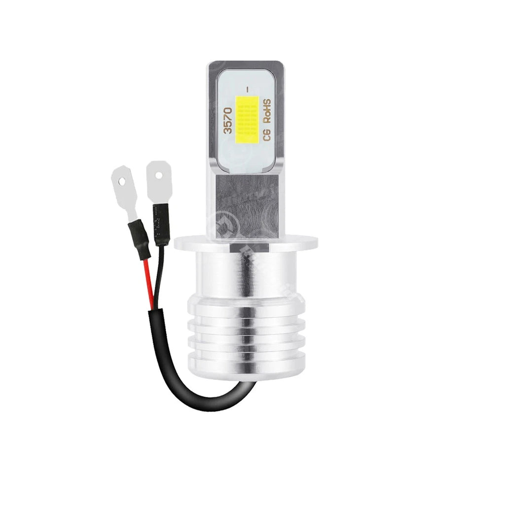 2X H3 Yellow LED Fog Light Bulbs for AUXITO (3000K)