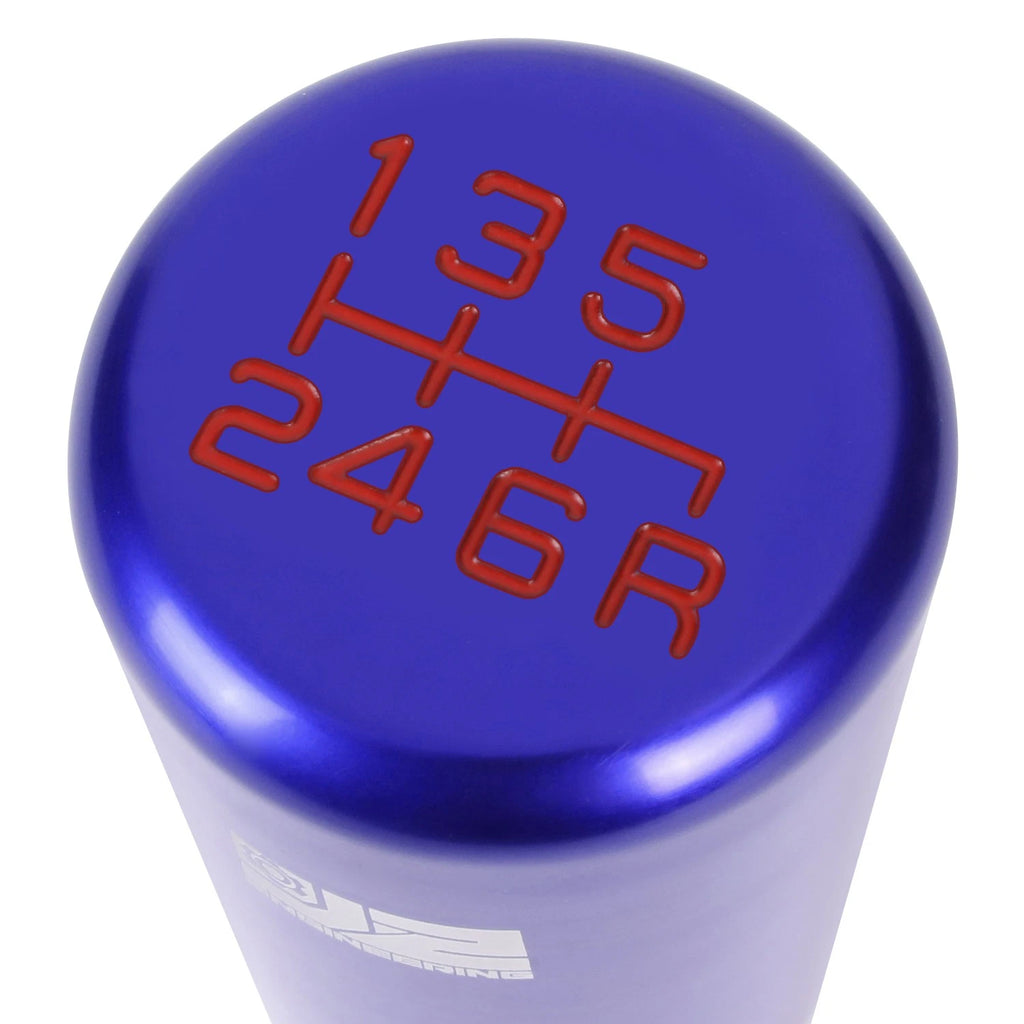 Shift Knob for Universal Vehicles (Aluminum, Tapered, Blue)