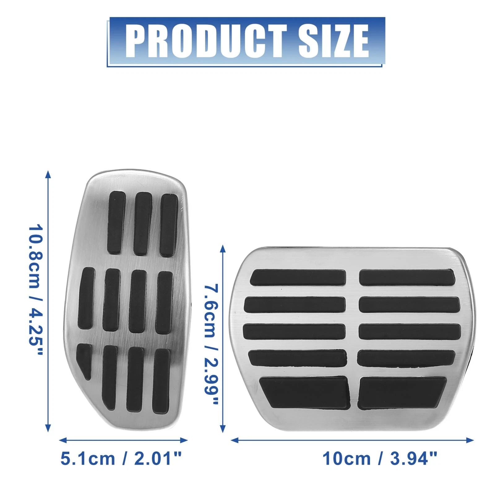 Brake Gas Accelerator Pedal Cover Kit for Nissan (2014–2020)