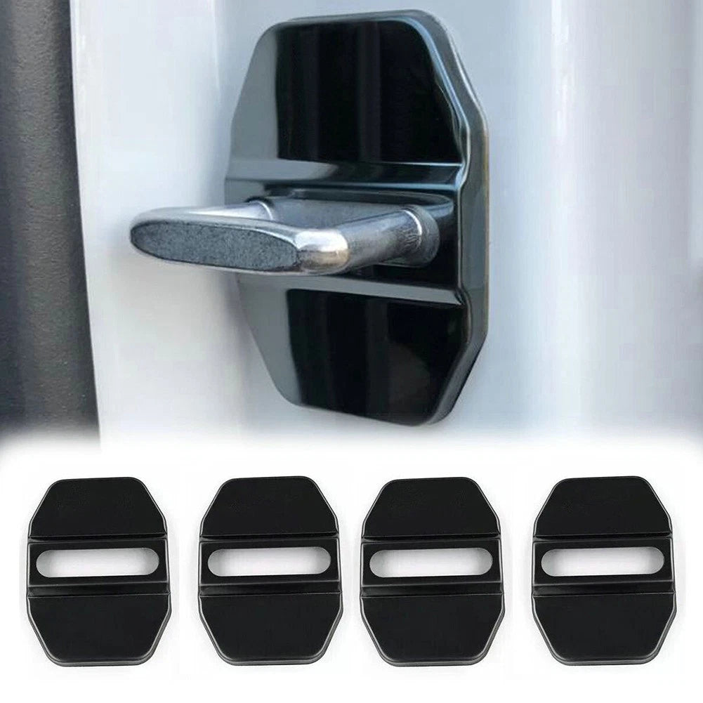 Stainless Steel Door Lock Protector Cover for RAM 1500 2500 4Pcs