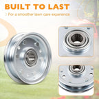 Idler Flat Pulley for King Kutter RFM Series Lawn Mower (4', 5', 6')