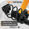 Complete Shocks Struts Coil Spring for Mazda 3 (2004–2009) 343412