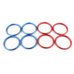 Set of 4 Interior Dashboard Air Vent Outlet Ring Cover Trim for Audi A3/S3/Q2L (2012–2019)