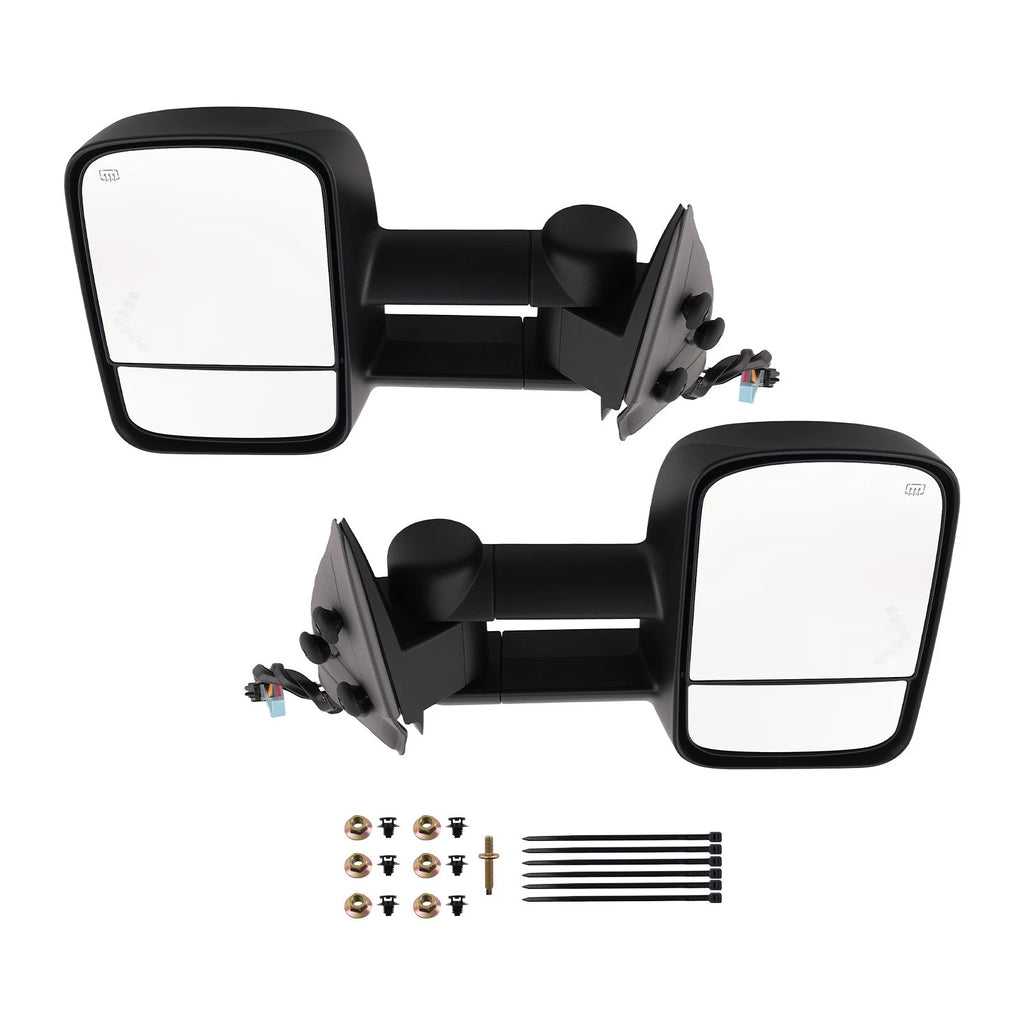 Heated Side Mirror for Chevy Silverado 3500 (2003–2006) Black Arrow Lamp