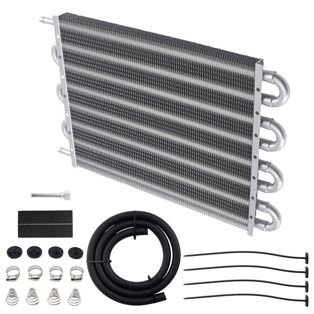 8 Row Transmission Oil Cooler Kit for Universal Car Truck Heavy Duty