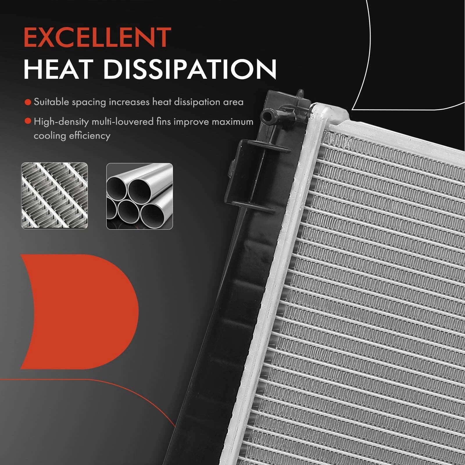 Radiator w/ Trans Oil Cooler for Toyota RAV4 (2018–2020)