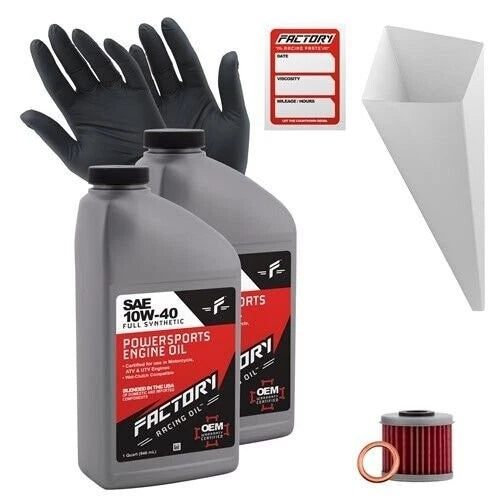 2 Quart Oil Change Kit for Honda CRF250R CRF250RX (2017–2023)