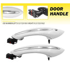 Set of 2 Exterior Door Handles for BMW 535i 550i 520i 528i 640i (H)