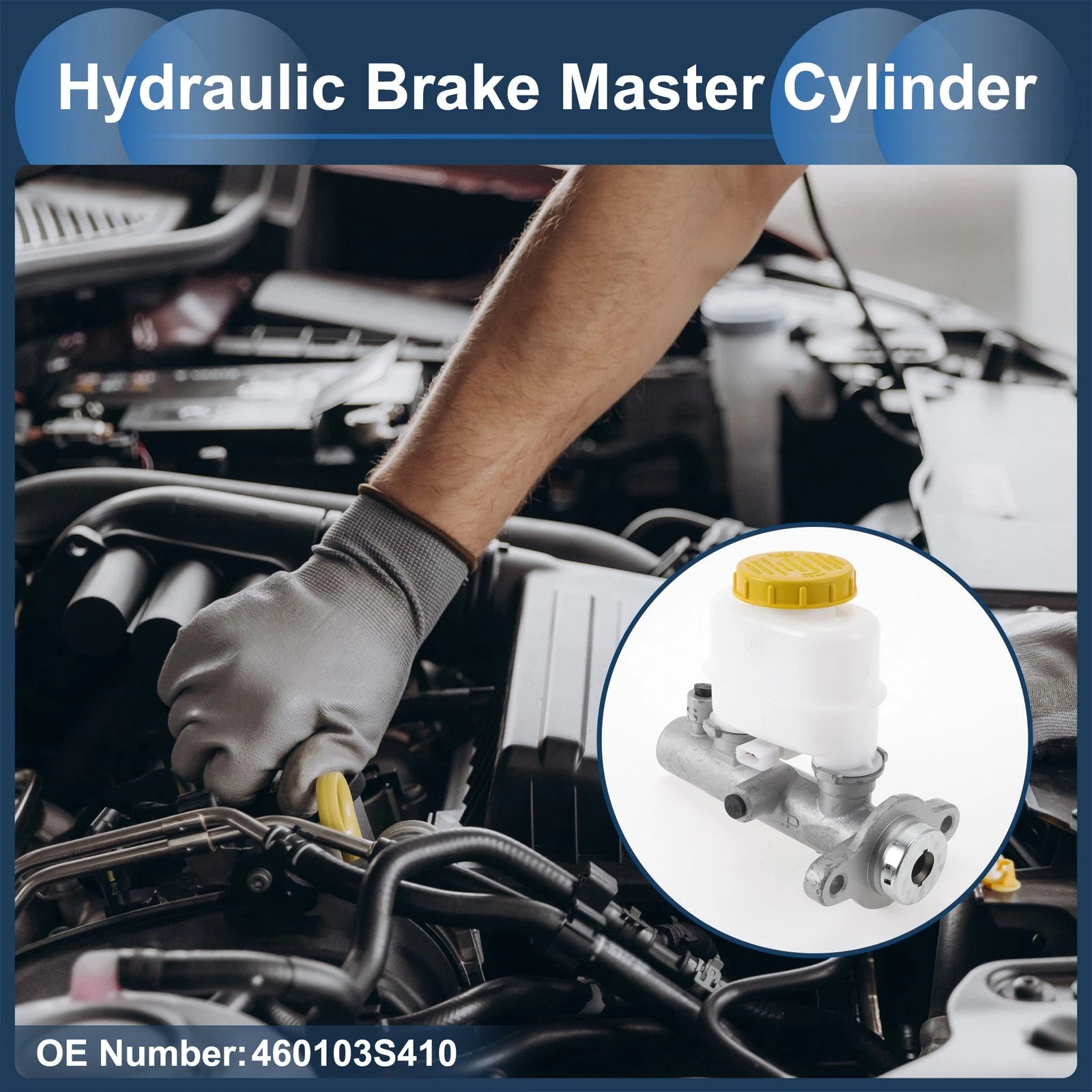 Brake Master Cylinder Reservoir No.460103S410 for Nissan D22 Pickup (2002–2010)