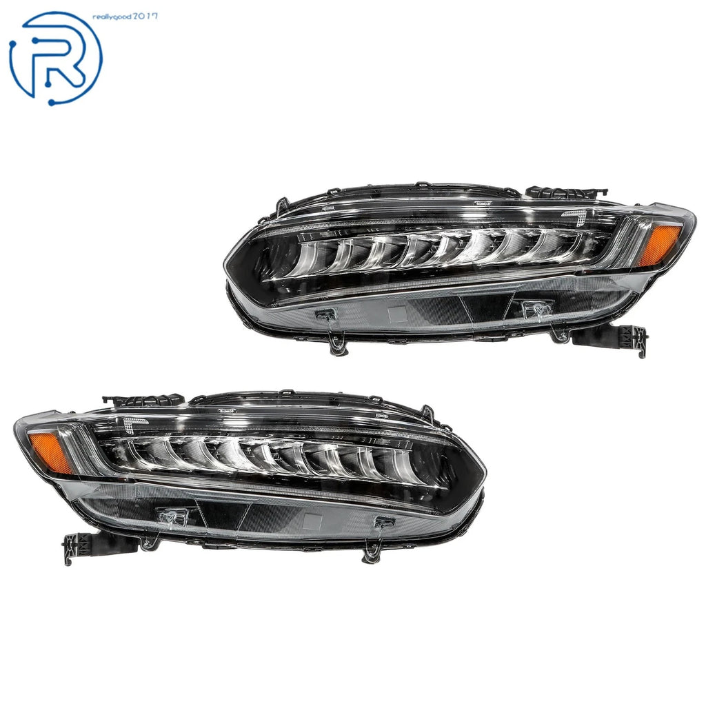 LED Black Housing Headlights for Honda Accord (2021–2022) Left+Right Side