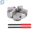 4 Inch Quick Change 4 Jaw Lathe Chuck Set for 1x8 TPI (Self Centering)