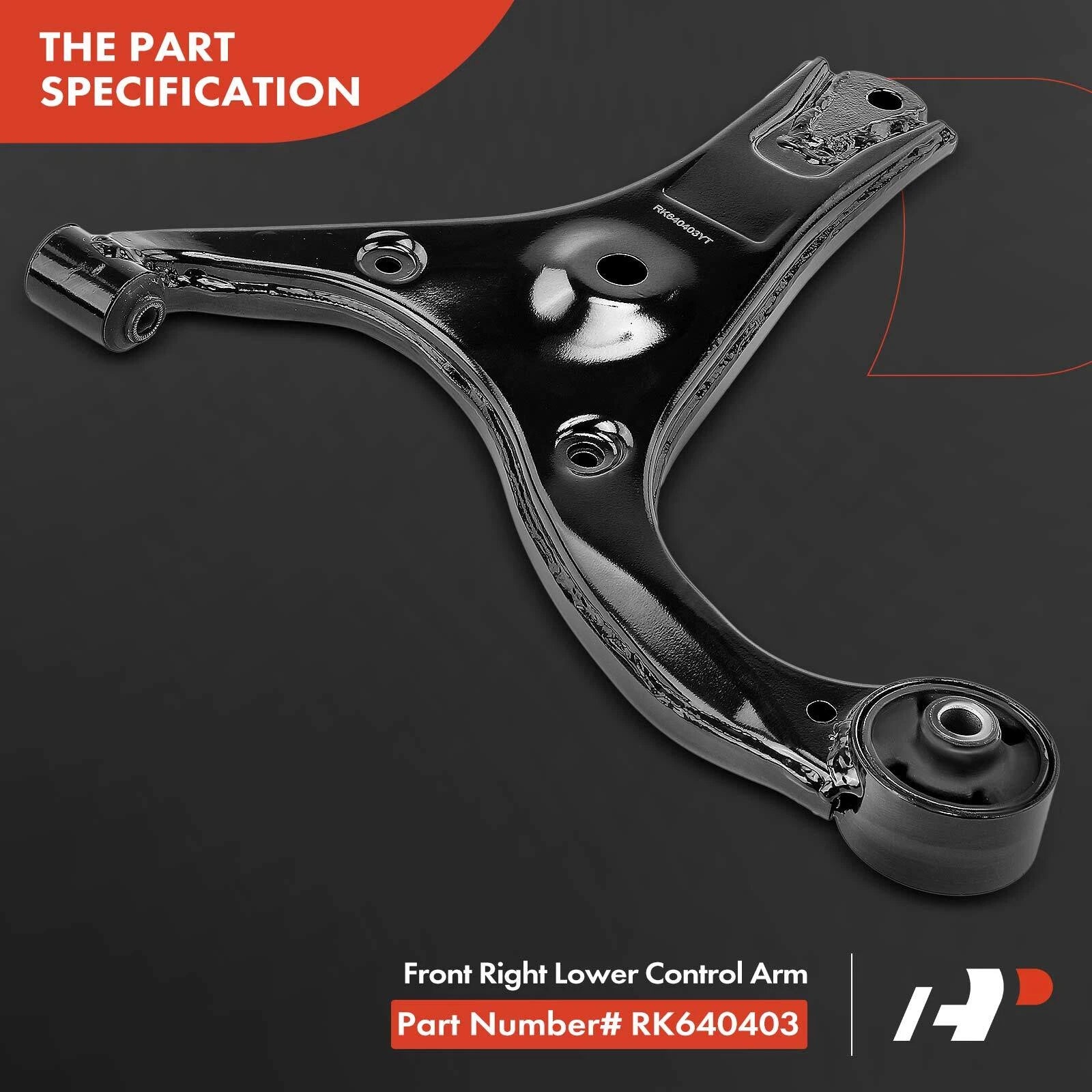 Front Right Lower Control Arm for Kia Rio/Rio5, Hyundai Accent (2006-2011)