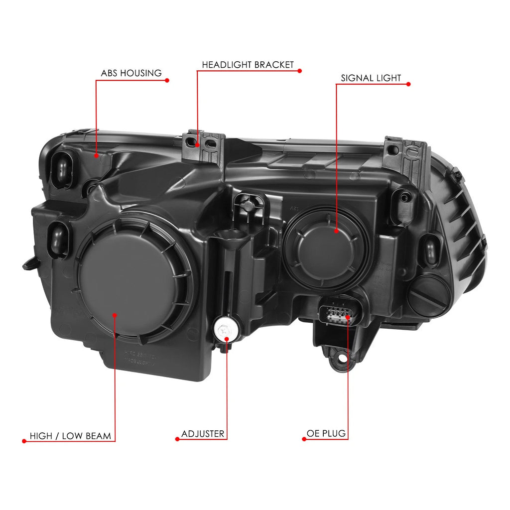 LED DRL Left Side Projector Headlight for Chrysler 300 (2011–2014)