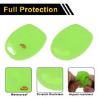 Light Blue Glow Car Key Case for Ford Courier (2016–2022) - 3 Buttons
