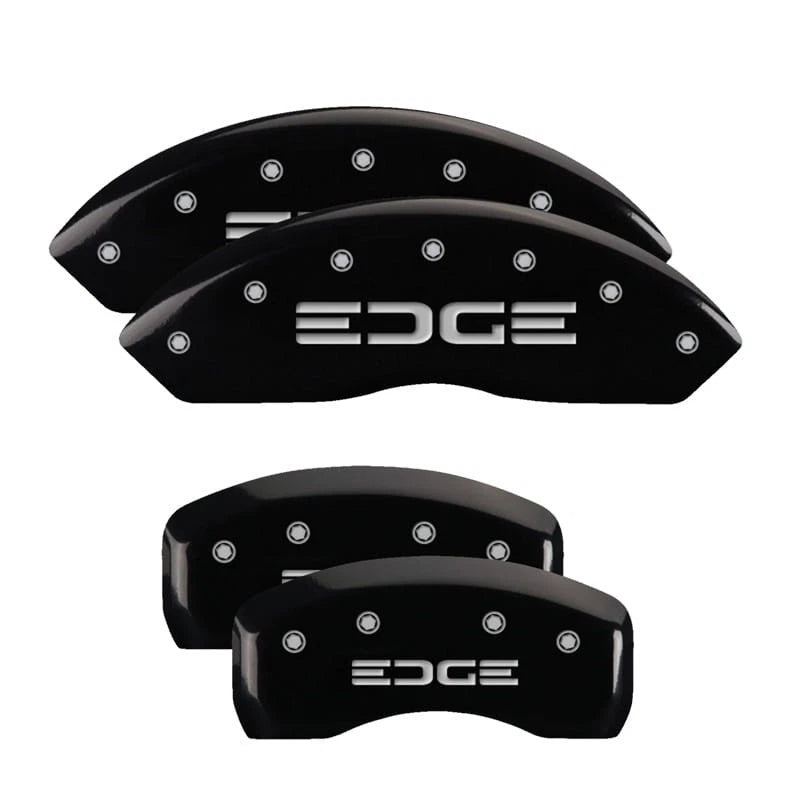 Set of 4 Caliper Covers Black Edge for 2019–2020 Ford Edge