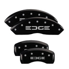 Set of 4 Caliper Covers Black Edge for 2019–2020 Ford Edge