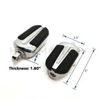 Chrome Foot Peg for Harley Softail Slim Heritage Classic Fat (1984–2017)