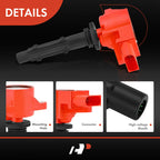6x Red Ignition Coil for Mercedes-Benz C230 C250 C280 C300 C350 (2000–2015)