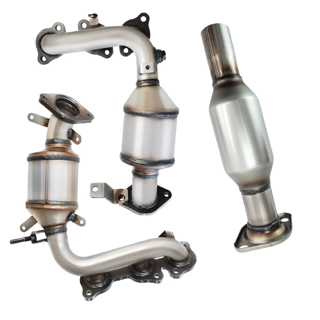 3X Catalytic Converter for Toyota Sienna 3.3L (2004–2006) Bank 1 Bank 2 FWD