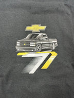 Black Licensed T-Shirt for Chevrolet Silverado (2014–2018)