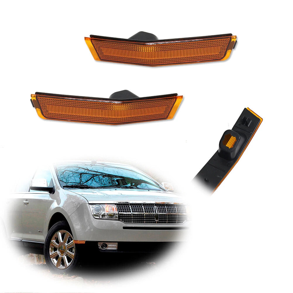 Front Bumper Side Marker Light Reflector for Lincoln MKX (2007–2010)