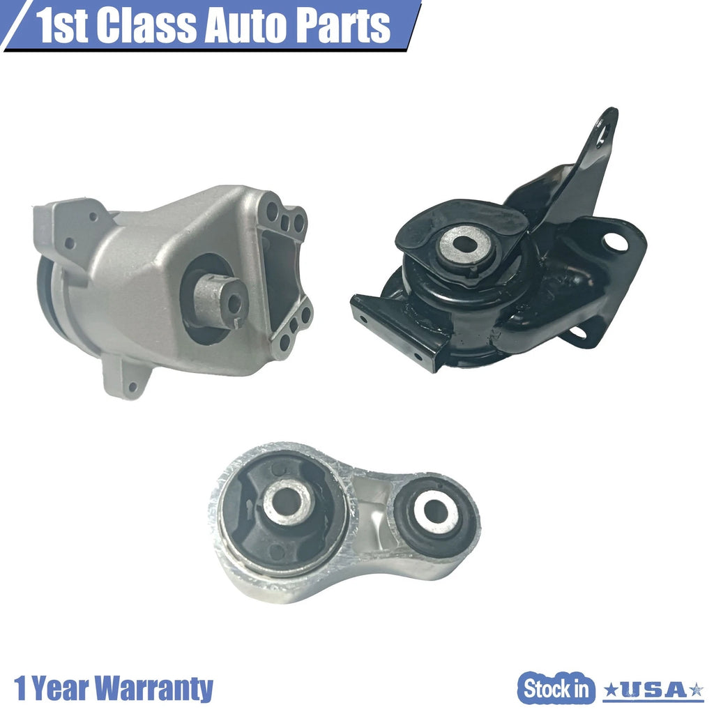 Set of 3 Engine Motor & Torque Strut Mounts for Mazda CX-9 (2010–2012)