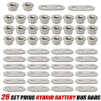 Set of 2 Steel Battery Bus Bars & Nuts for Toyota Prius (2004–2015)
