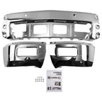 Chrome Front Bumper for Chevrolet Silverado 1500 (2014–2015) 23173678