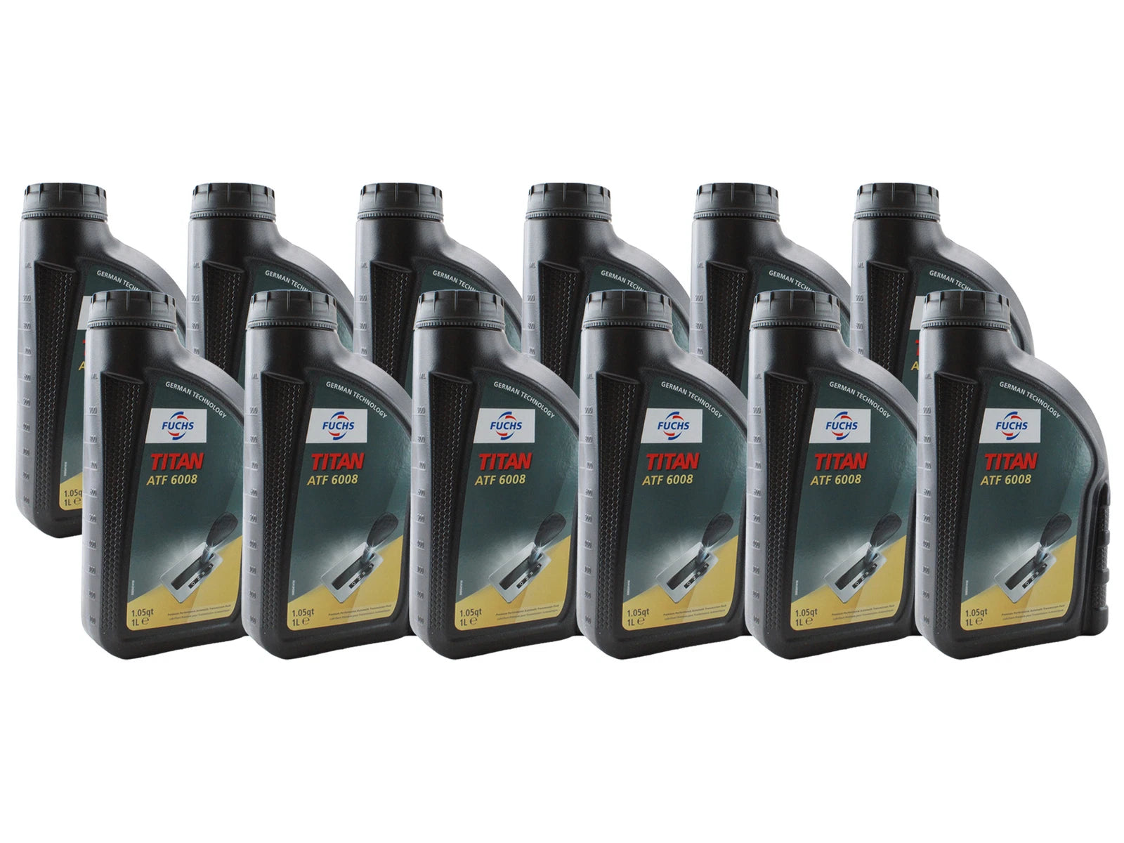 Set of 12 Fuchs TITAN ATF 6008 Transmission Fluid Lifeguard 8 1L