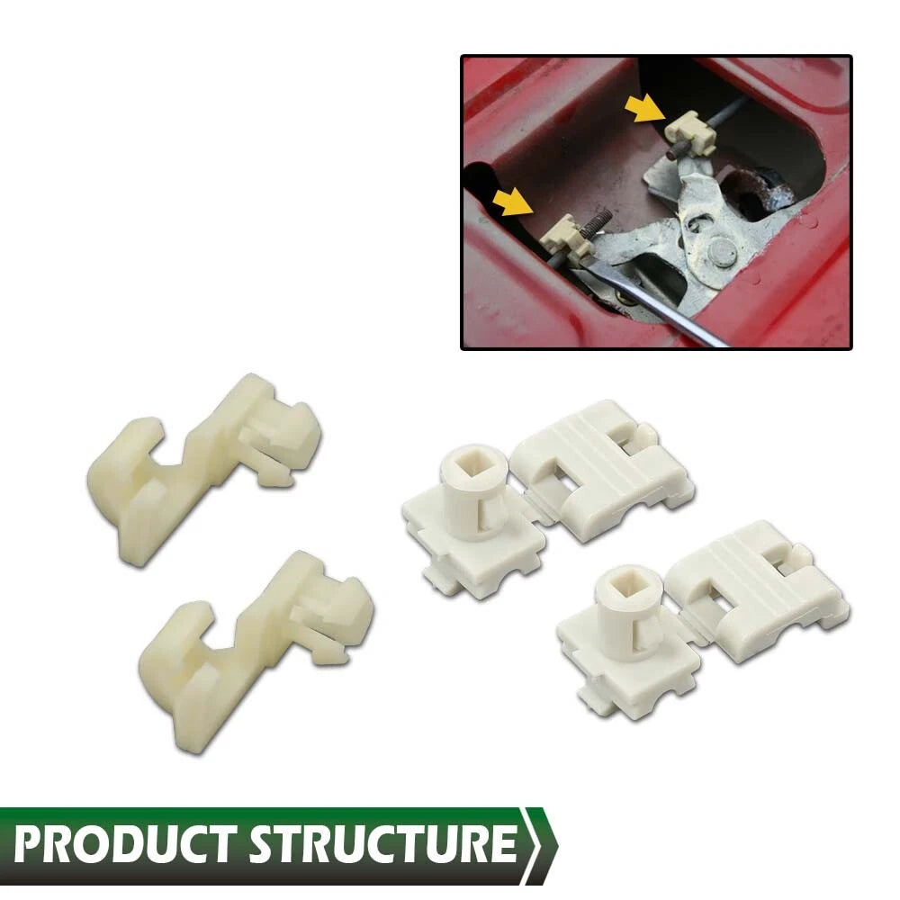 Set of 2 Tailgate Handle Rod Latch Retainer Clips for Dodge Ram 1500 2500 3500