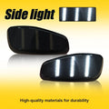 2X White Front LED Side Marker Light Smoked Lens for Jeep Renegade (2015–2023)